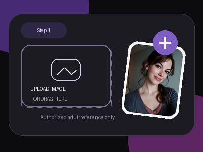 <h3>Upload a Reference Photo</h3>Sign up in seconds, then drop any face photo into the AI JOI uploader. The bot accepts most common image formats and automatically detects facial features for accurate rendering.
