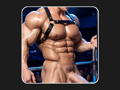 <h3>Step 3: Download in HD 1080p from Your Private Gallery</h3>Preview your AI gay hunk porn render and download it in HD 1080p straight from your encrypted private gallery. Each generation draws from your energy balance — top up a flexible energy pack whenever you want more.