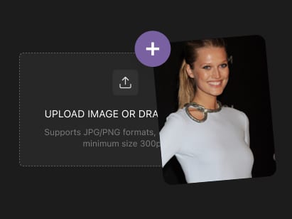 <h3>Schritt 1: Laden Sie Ihr Foto hoch</h3>Wählen Sie ein klares Foto einer Person aus und laden Sie es hoch. Das Tool verarbeitet gängige Formate wie JPG oder PNG für die besten Ergebnisse in der 3D-Anime-Transformation.