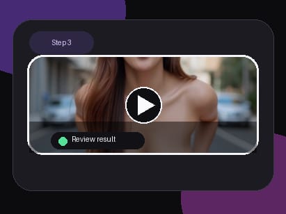 <h3>Write Your POV Prompt</h3>Describe the fictional performer, act, body type, setting, camera height, and mood. Clear angle instructions help DreamyPorn AI keep the first-person perspective accurate.